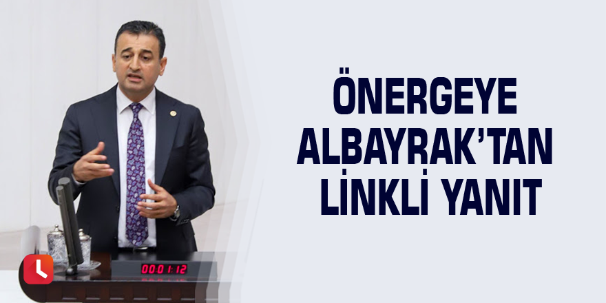 Önergeye Aybayrak'tan linkli yanıt