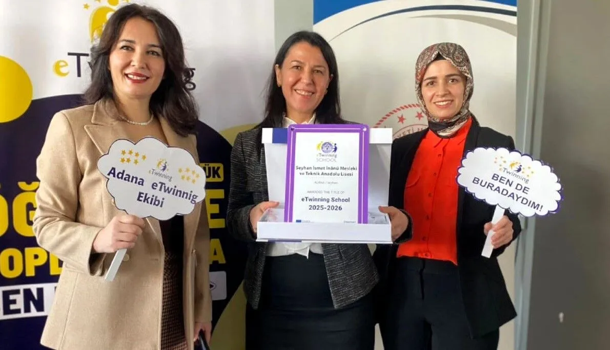 Seyhan İsmet İnönü Kız MTAL’e uluslararası “eTwinning Okulu” unvanı