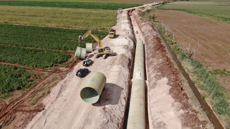 Yedigöze İmamoğlu Sulama Projesi’nde çalışmalar hızlandı