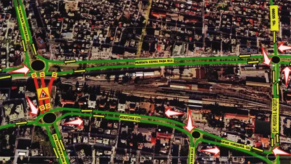 MAOG Yüksek Standartlı Demiryolu Hattı çalışmaları nedeniyle bazı yollar kapalı olacak!