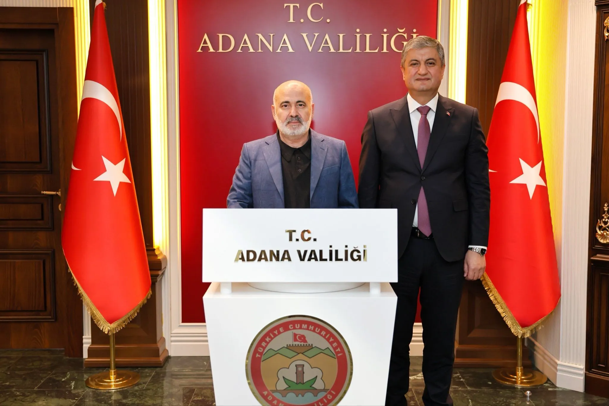 Mehmet Sağlam’dan Adana Valisi Mustafa Yavuz’a hayırlı olsun ziyareti