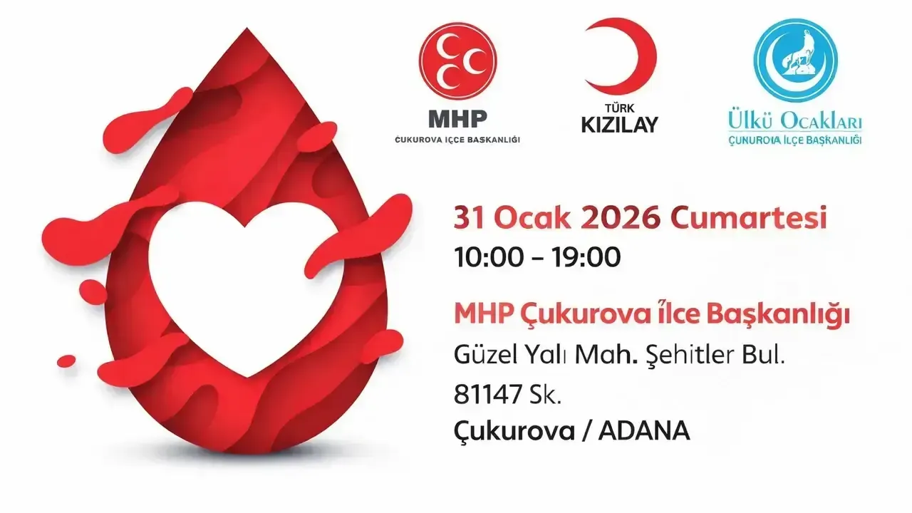 Çukurova’da kan ve kök hücre bağışı kampanyası düzenleniyor