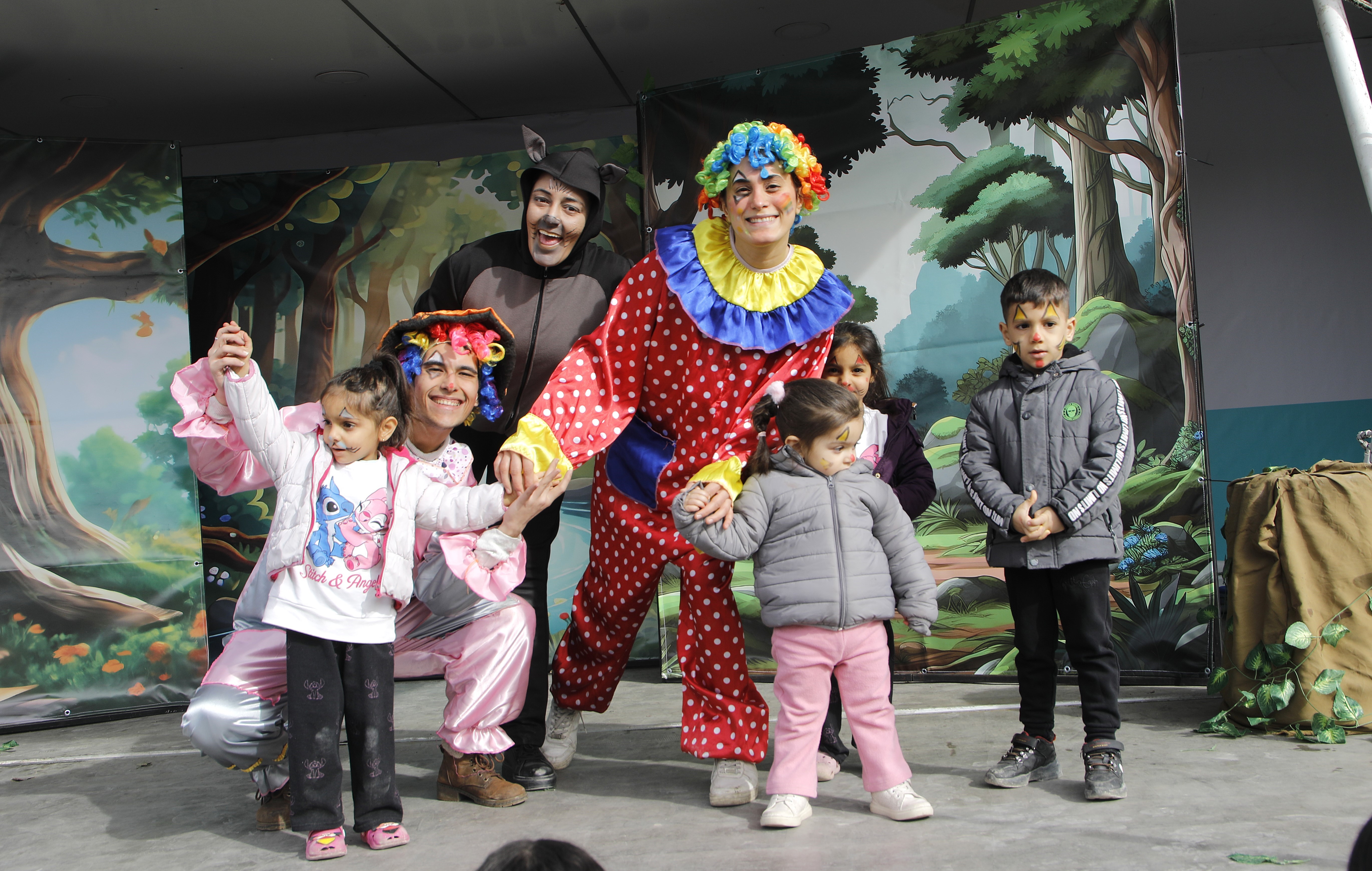 Yüreğir’de ara tatil çocuk şenliğiyle renklendi