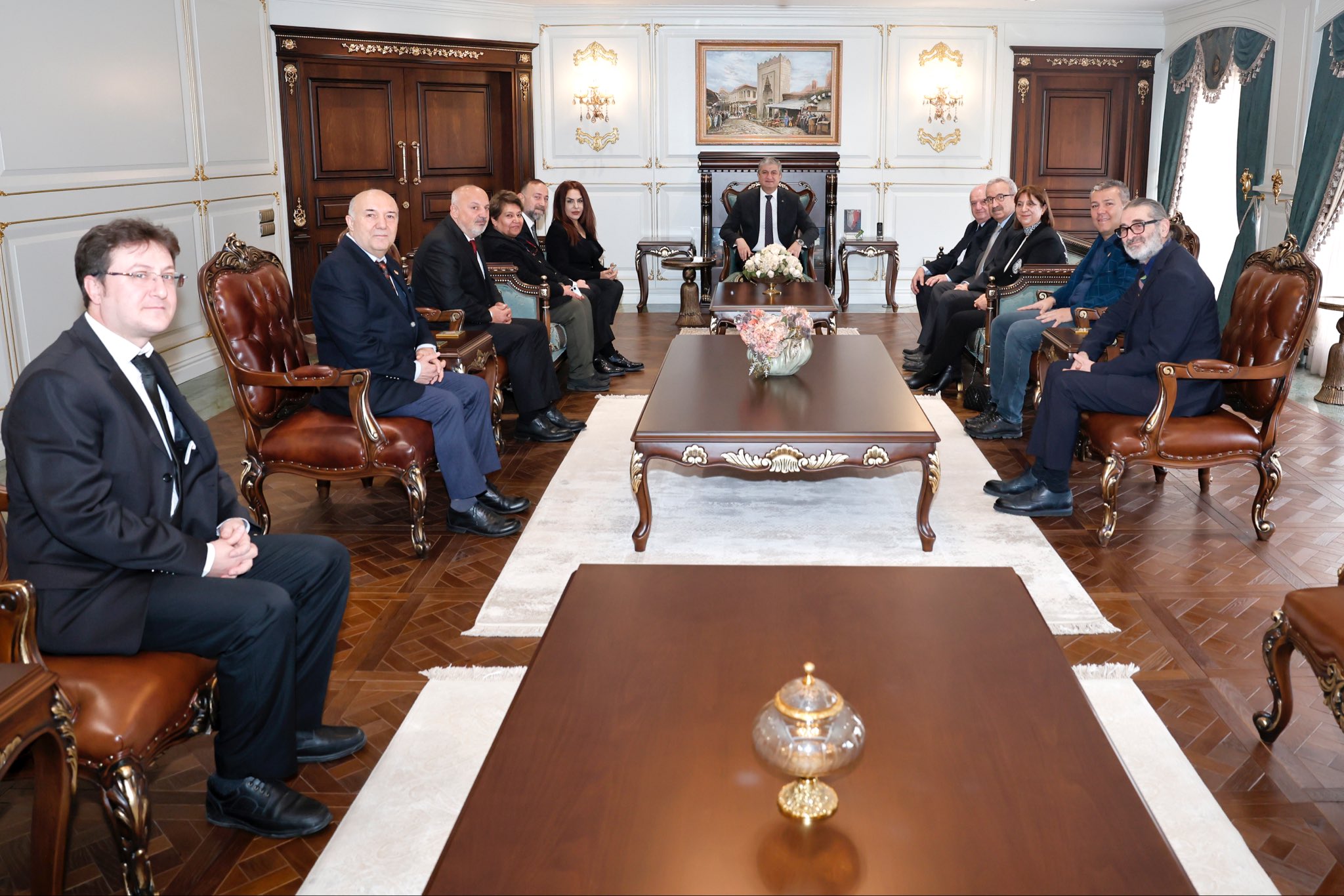 Çukurova Gazeteciler Cemiyeti’nden Vali Mustafa Yavuz’a ziyaret