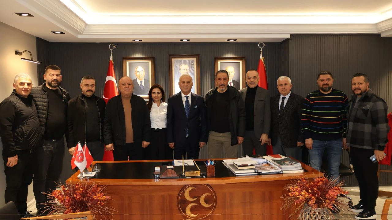 Adana 01 FK’dan MHP Adana İl Başkanı Yusuf Kanlı’ya Ziyaret