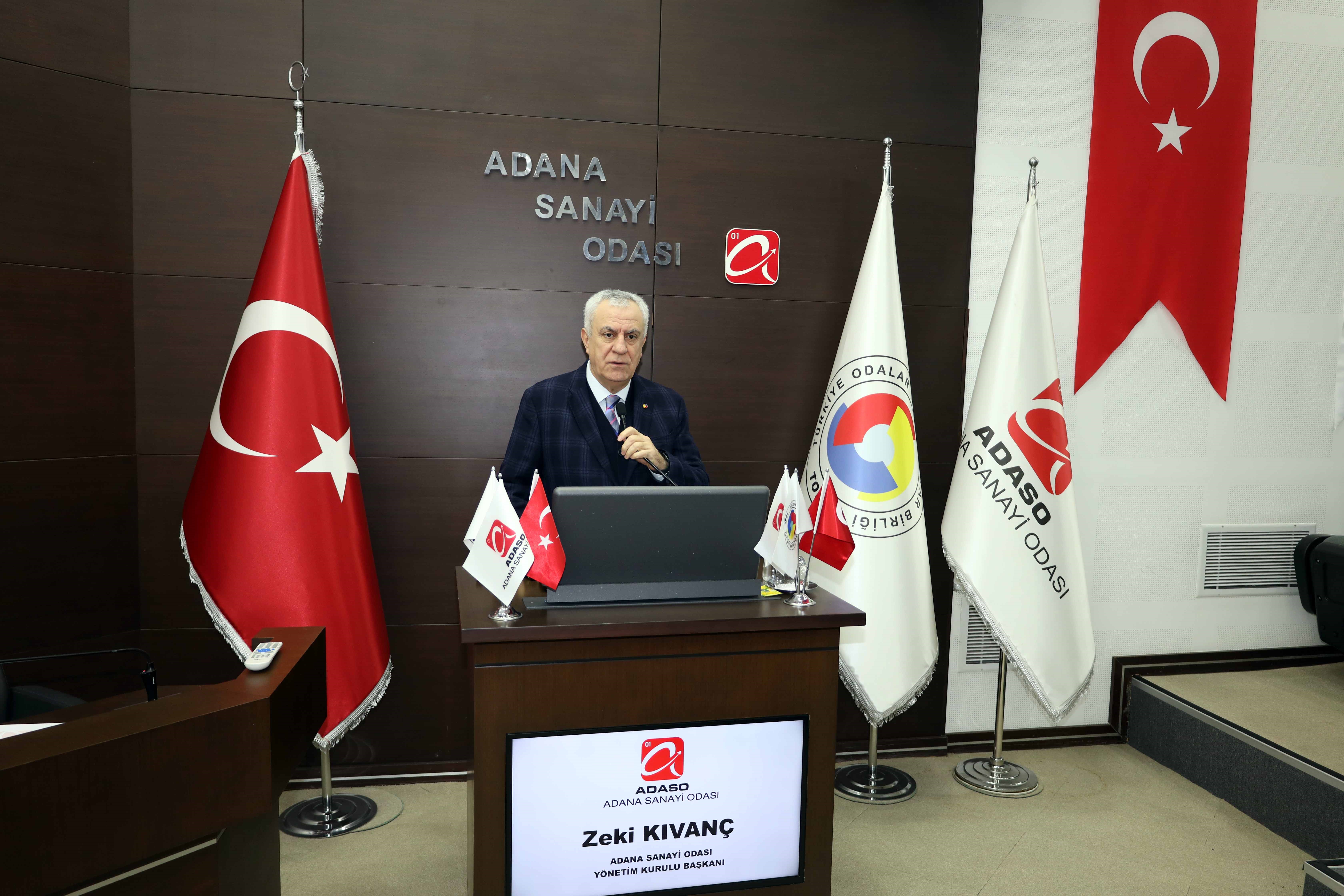 Adana Sanayi Odası Başkanı Kıvanç: “Küresel ticarette rekabetin kuralları yeniden yazılıyor”