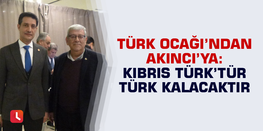 Türk Ocağı’ndan Akıncı’ya: Kıbrıs Türk’tür Türk kalacaktır