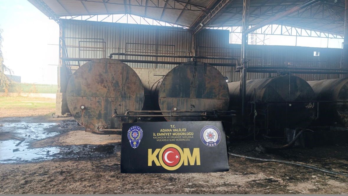 Adana'da 115 bin litre kaçak akaryakıt ele geçirildi
