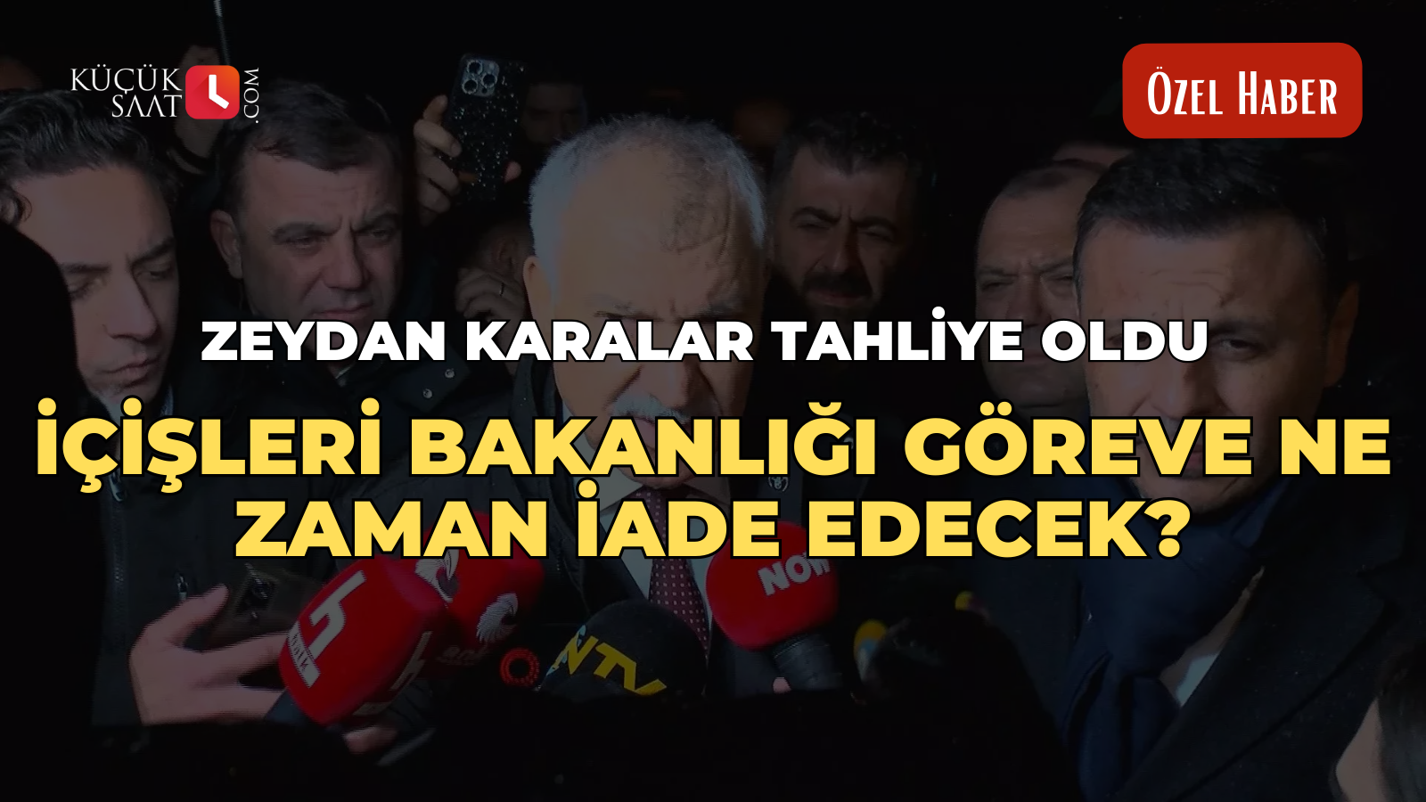 Zeydan Karalar tahliye oldu. İçişleri Bakanlığı göreve ne zaman iade edecek?