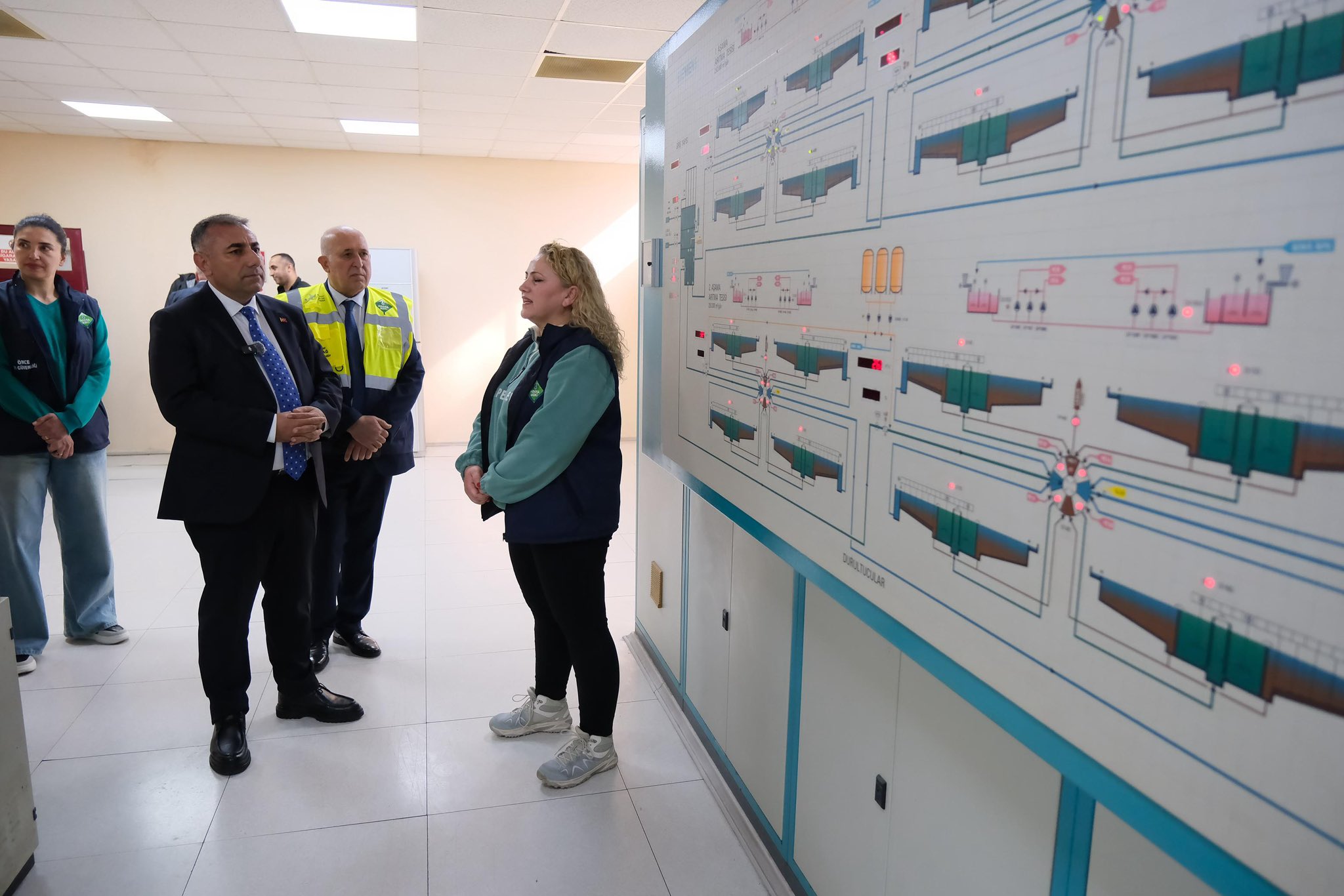 Başkan Vekili Geçer’den Çatalan İçme Suyu Arıtma Tesisi’ne ziyaret