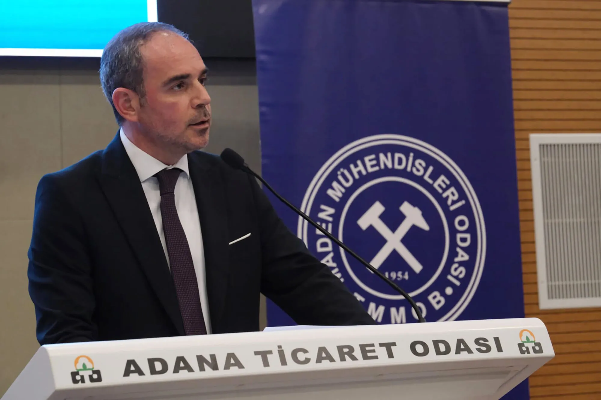 Maden Mühendisleri Odası Adana Şubesi’nde Bülent Zerengök yeniden başkan seçildi