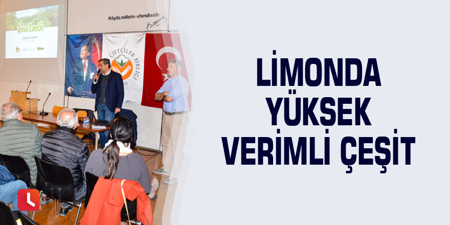 Limonda yüksek verimli çeşit