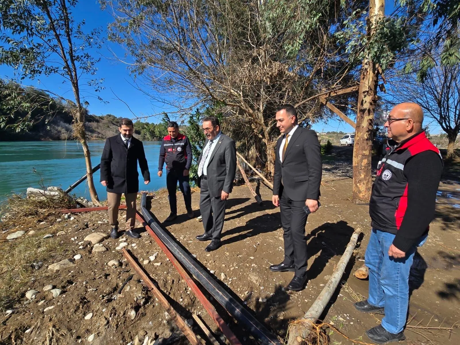 Abdullah Doğru’dan Sarıçam’daki sel bölgesine ziyaret