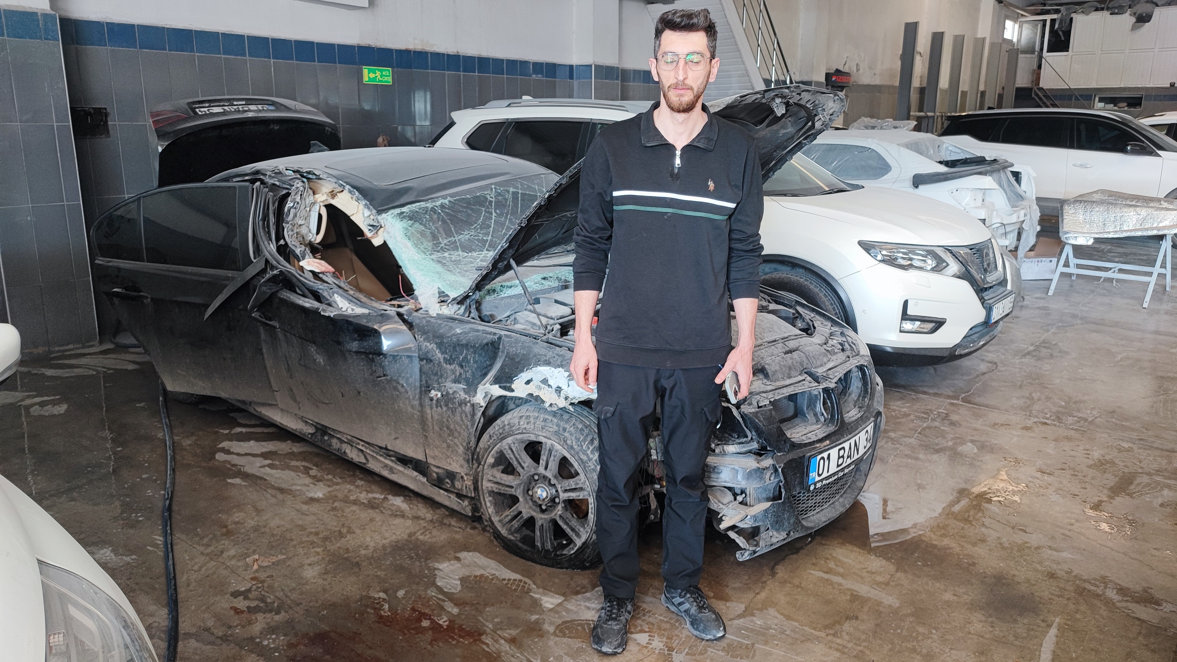 BMW ile ölümden döndü, milyonluk otomobil hava yastığı açmadı
