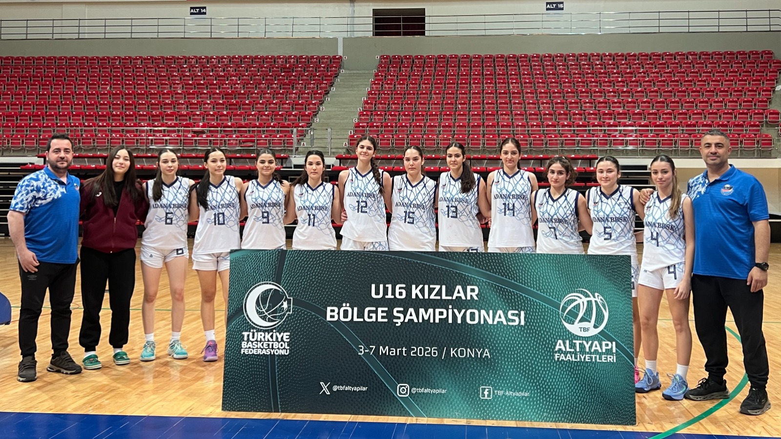 Büyükşehir U 16 Kızlar Takımı Bölge Şampiyonu