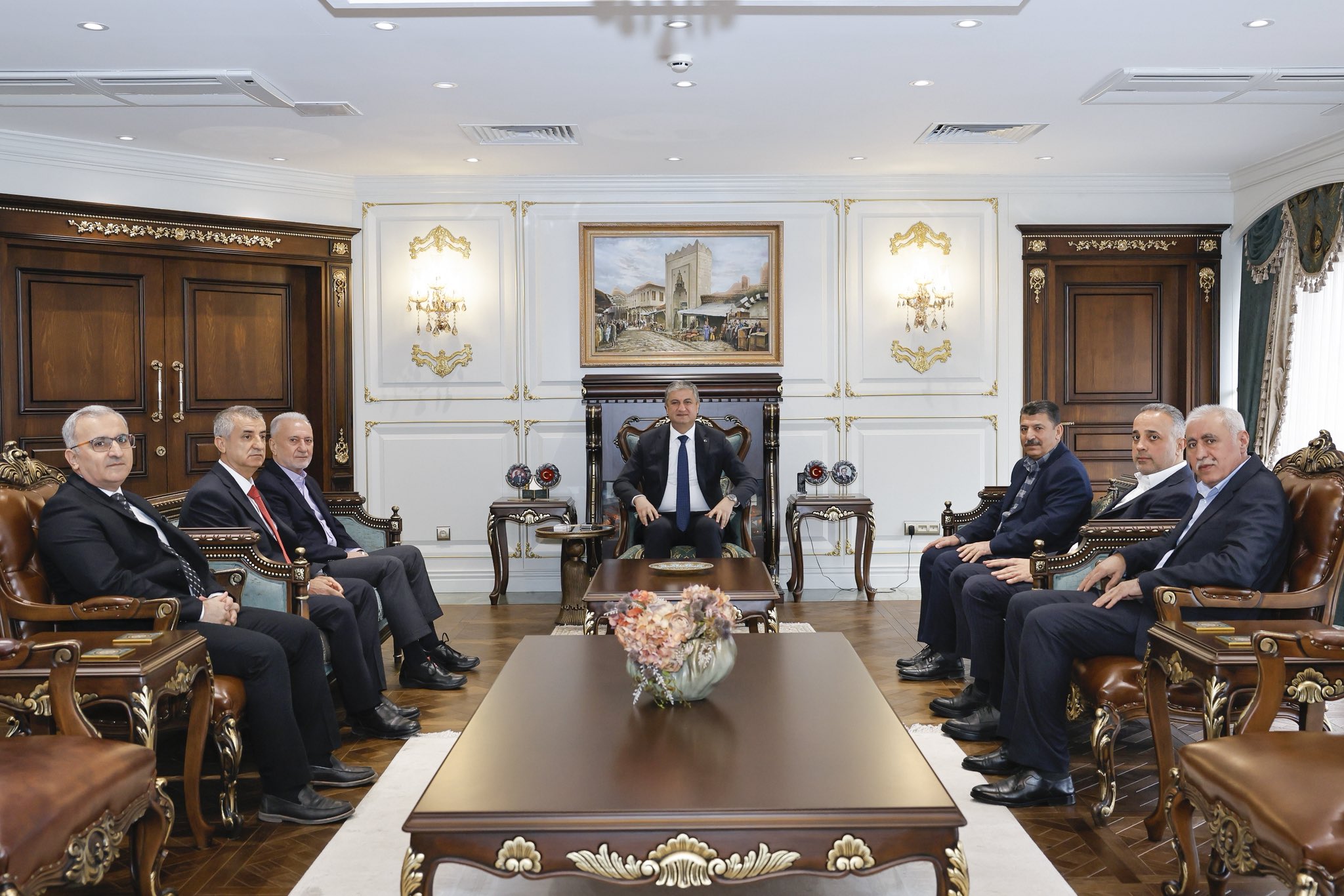 Vali Mustafa Yavuz, MARDAV heyetini ağırladı