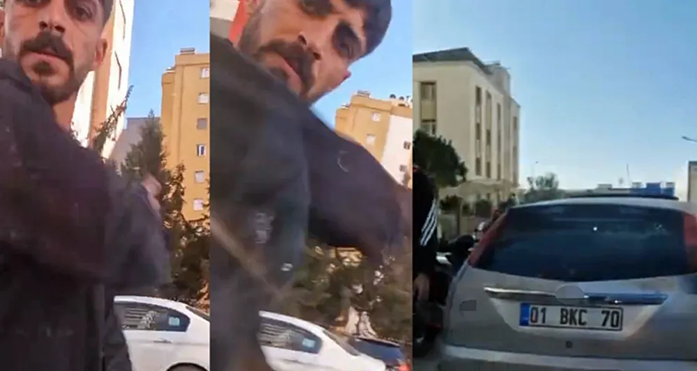 Adana'da trafikte araçtan inip sürücüye saldıran iki kişi tutuklandı