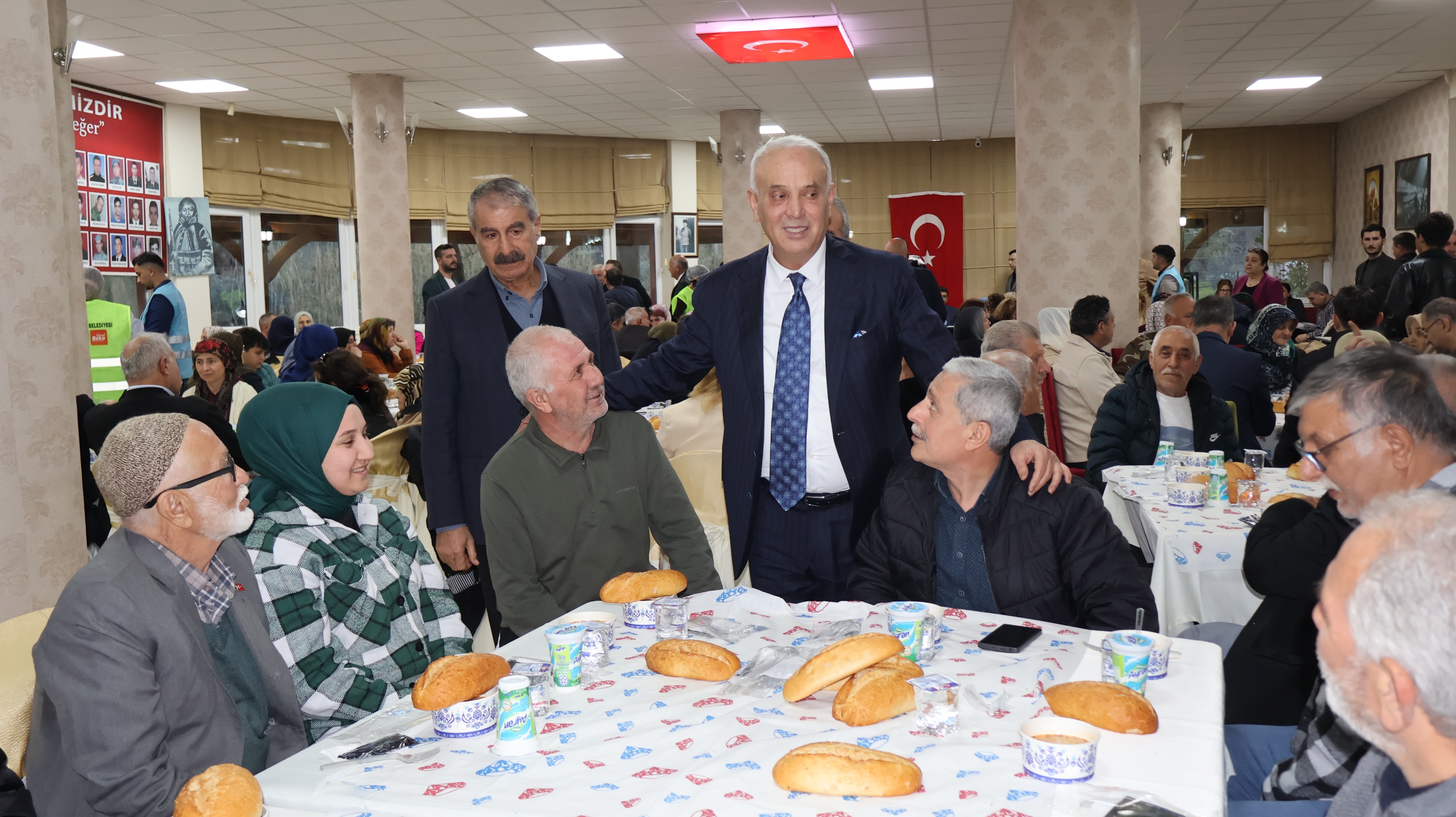 Başkan Kanlı, şehit aileleriyle bir araya geldi