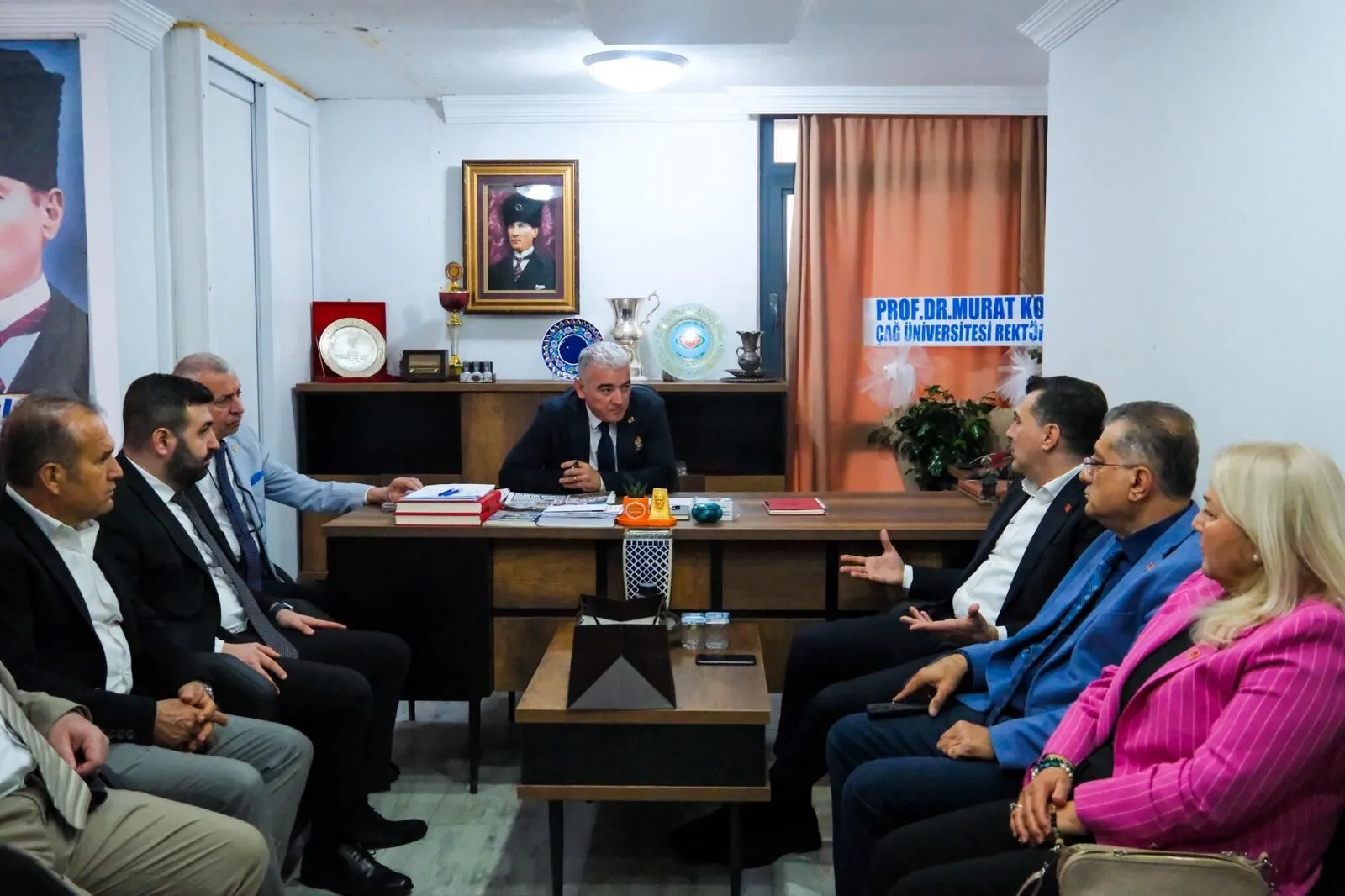 CHP heyetinden Çukurova Gazeteciler Cemiyeti’ne ziyaret