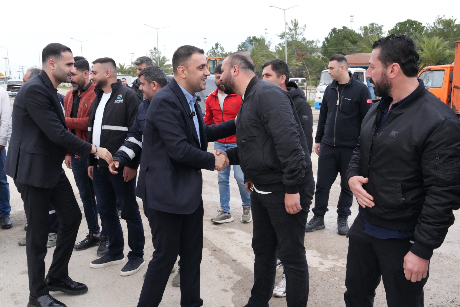 Başkan Kozay mesai arkadaşlarıyla bayramlaştı