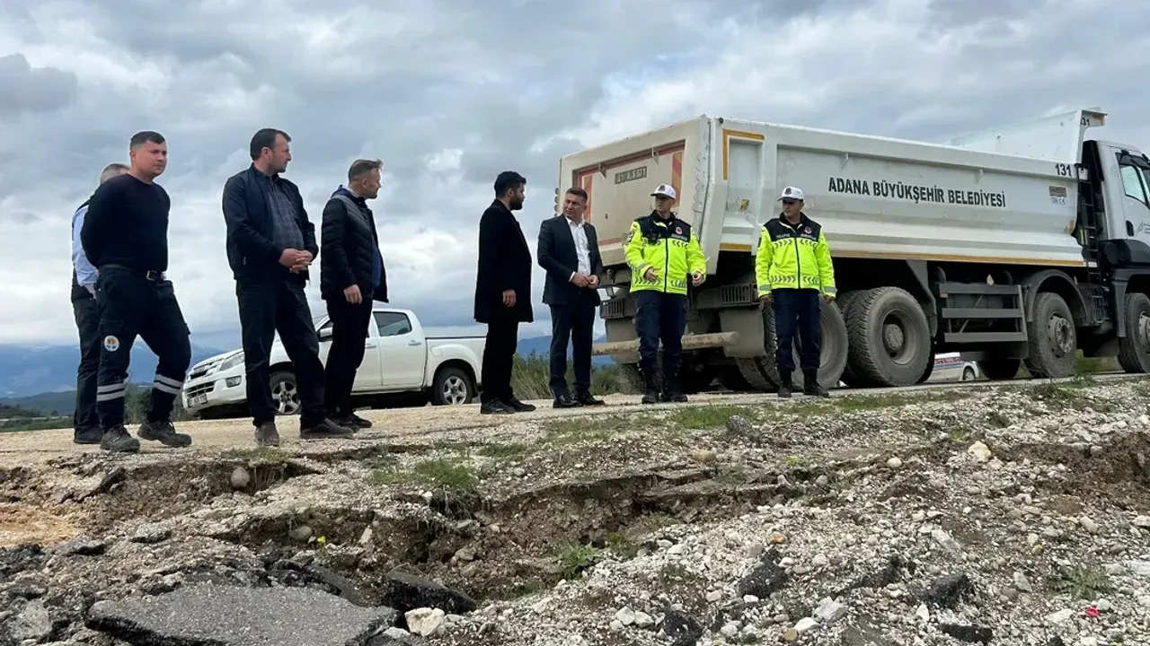 Karaisalı’da Heyelan Sonrası Hızlı Müdahale