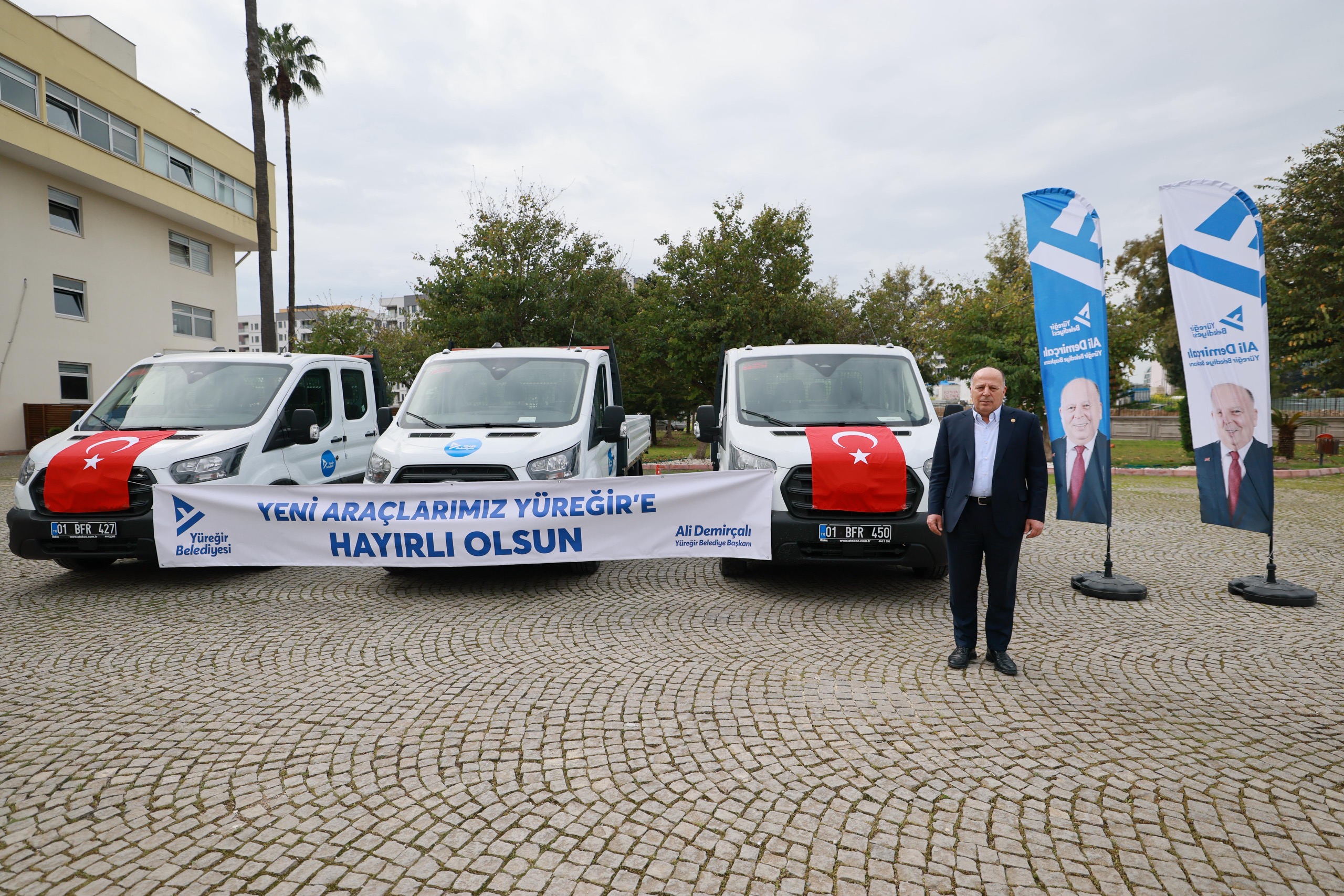 Hizmette hız, filoda güç: Yüreğir'e 3 yeni araç