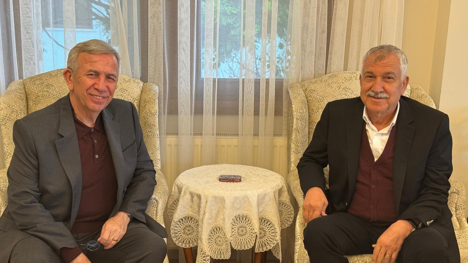 Mansur Yavaş'tan Zeydan Karalar'a ziyaret!