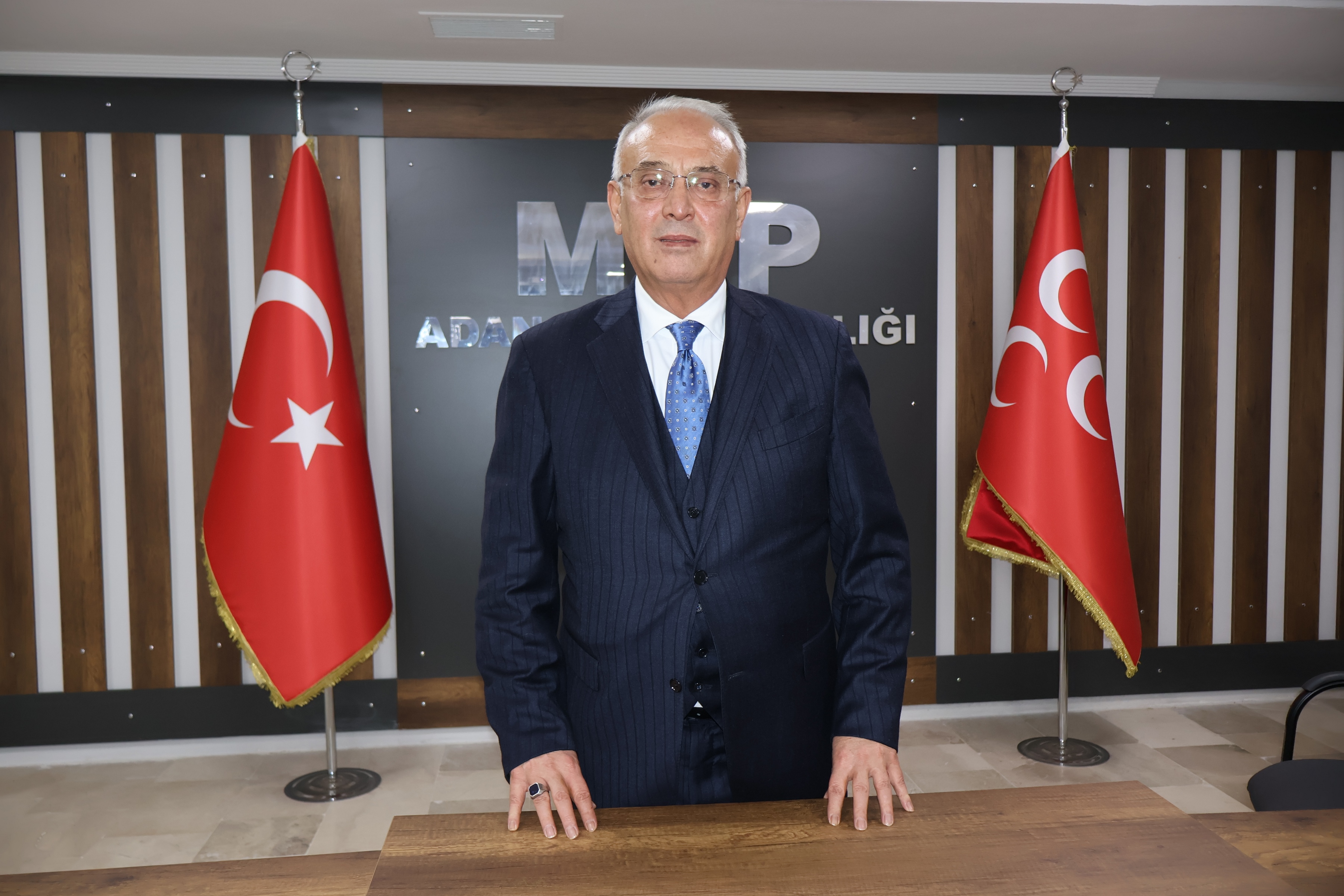 MHP Adana İl Başkanı Yusuf Kanlı: "Türkeş, çileyle yoğrulmuş onurlu bir ömrün adıdır"