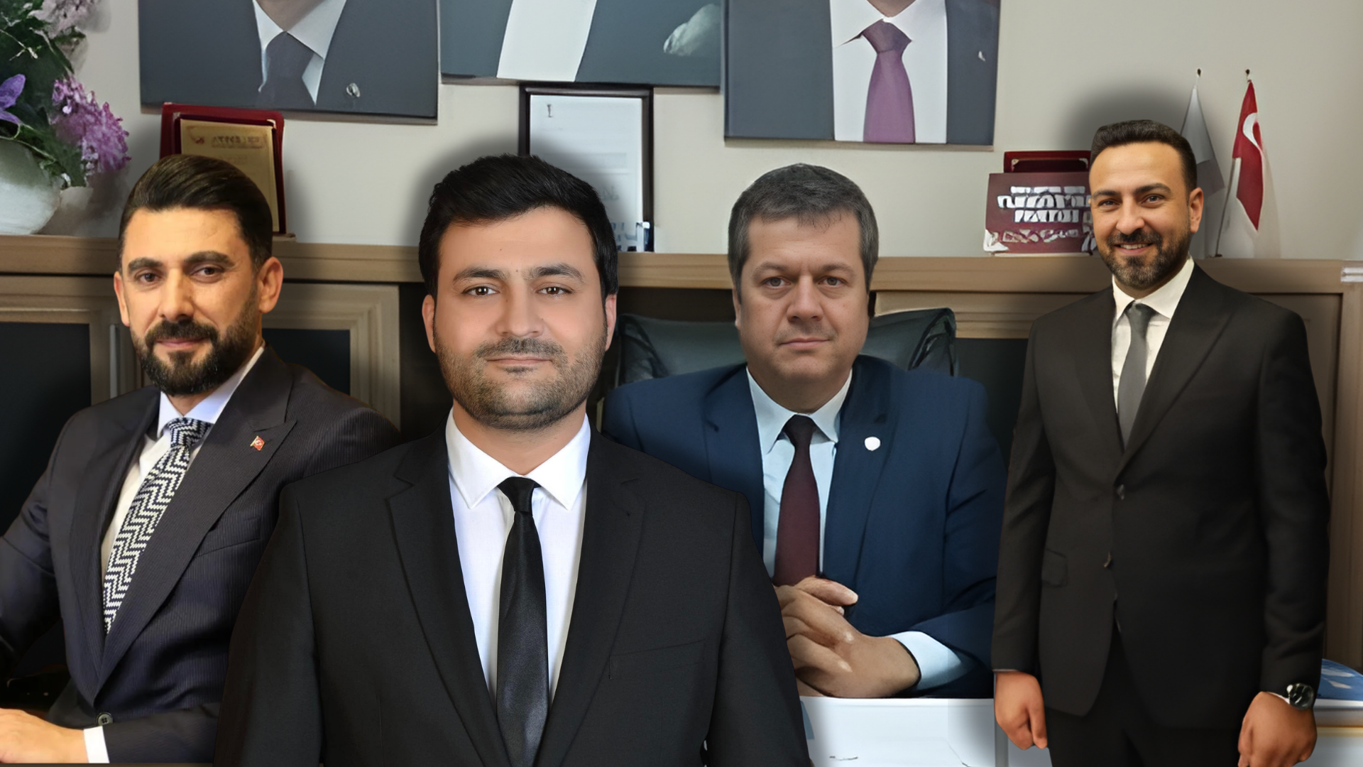 AK Parti ilçe başkanları trafik kazası geçirdi