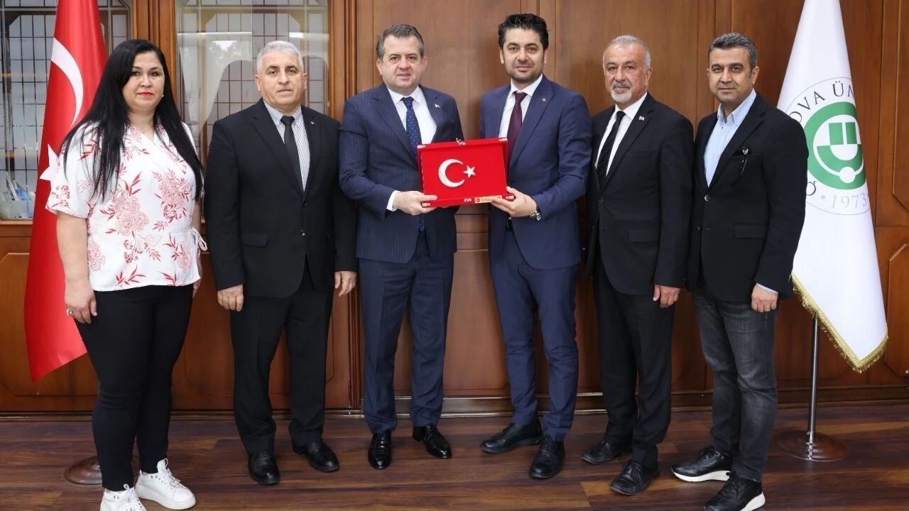 Sendika temsilcilerinden Rektör Beriş’e ziyaret