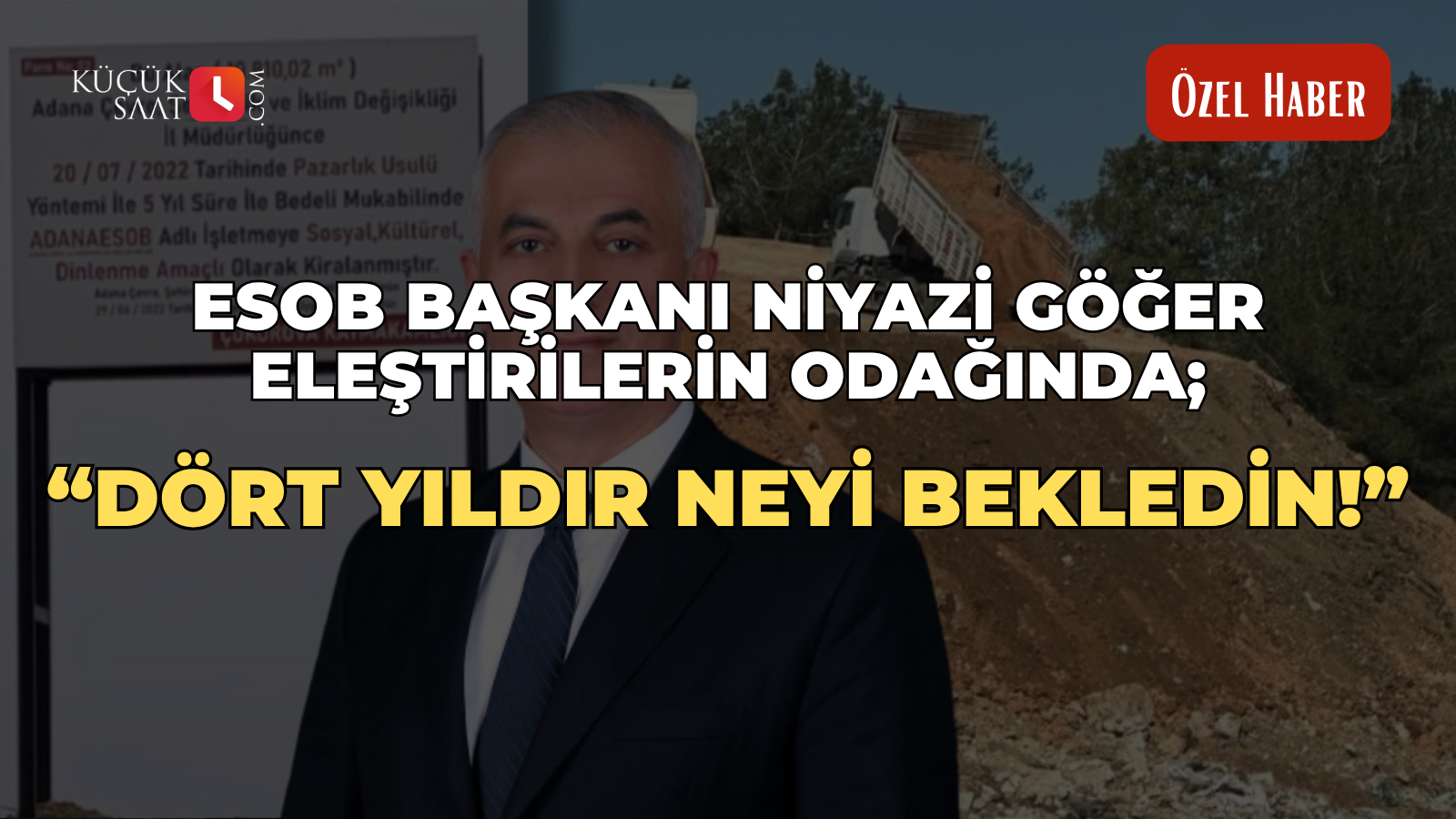 ESOB Başkanı Niyazi Göğer eleştirilerin odağında; “Dört yıldır neyi bekledin!”