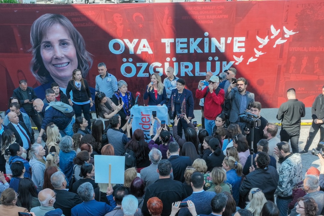 Tutukluluğunun 11. ayında Oya Tekin'e destek sürüyor