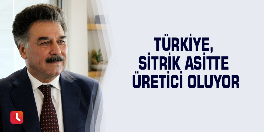 Türkiye, sitrik asitte üretici oluyor