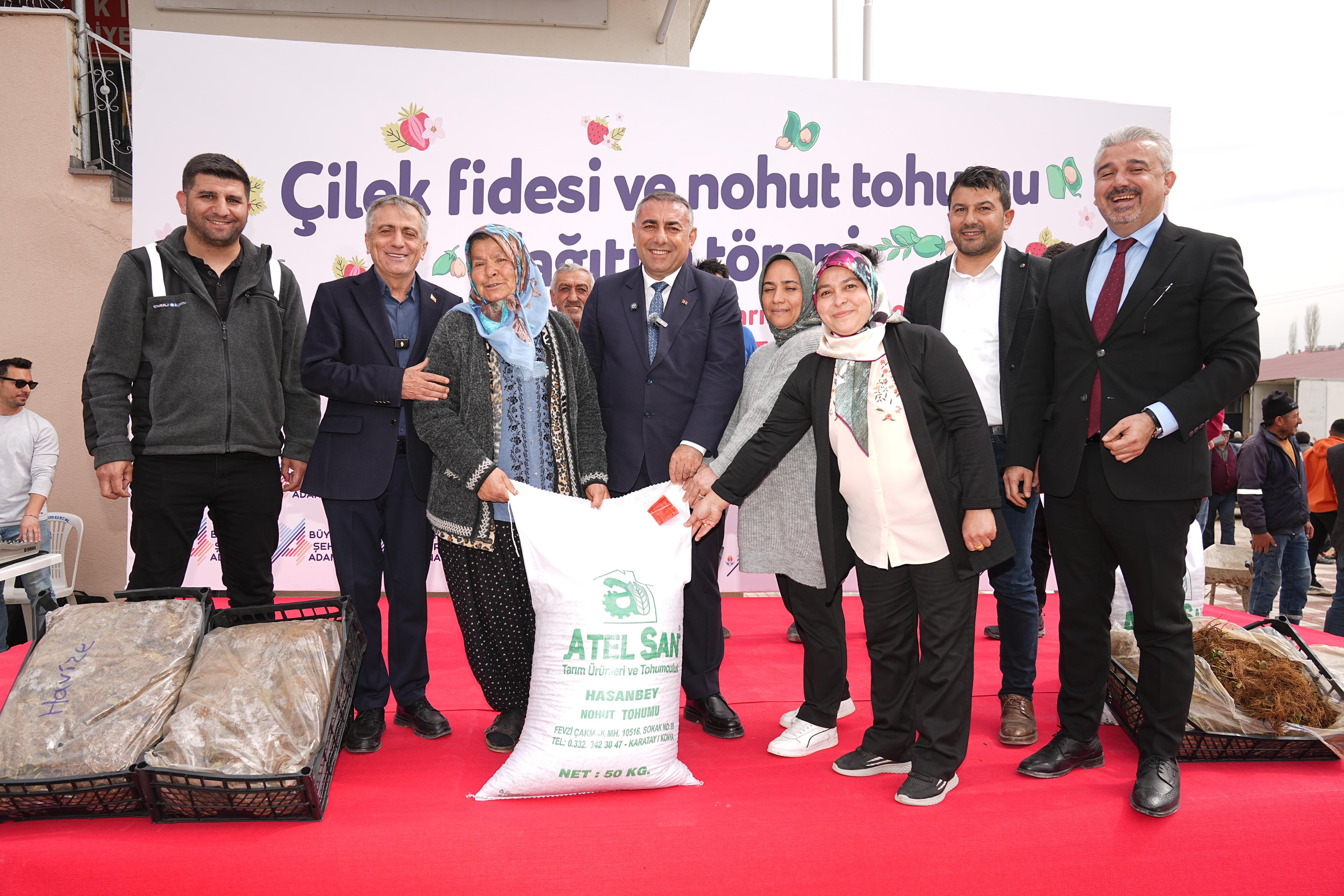 Adana Büyükşehir Belediyesi, üreticiye destek olmaya devam ediyor