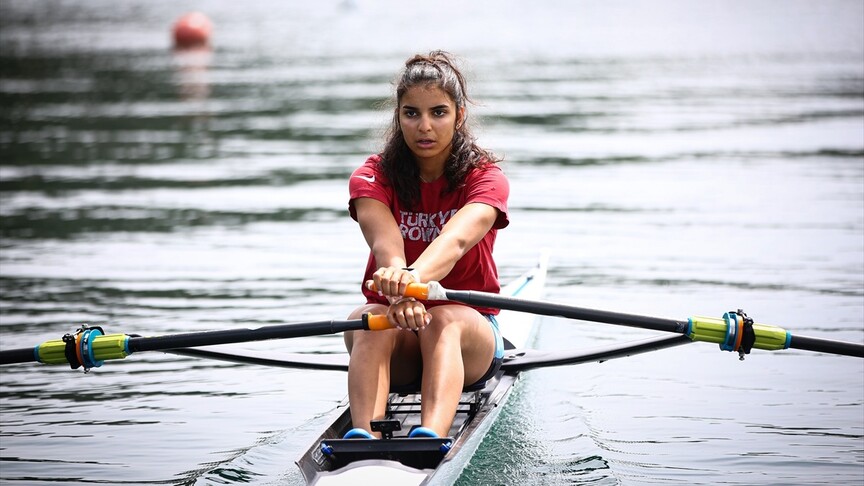 Adanalı milli kürekçi Nil Sevindik'in hedefi olimpiyatlar