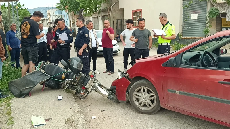 Kozan’da otomobil ile motosiklet çarpıştı: 1 kişi ağır yaralandı