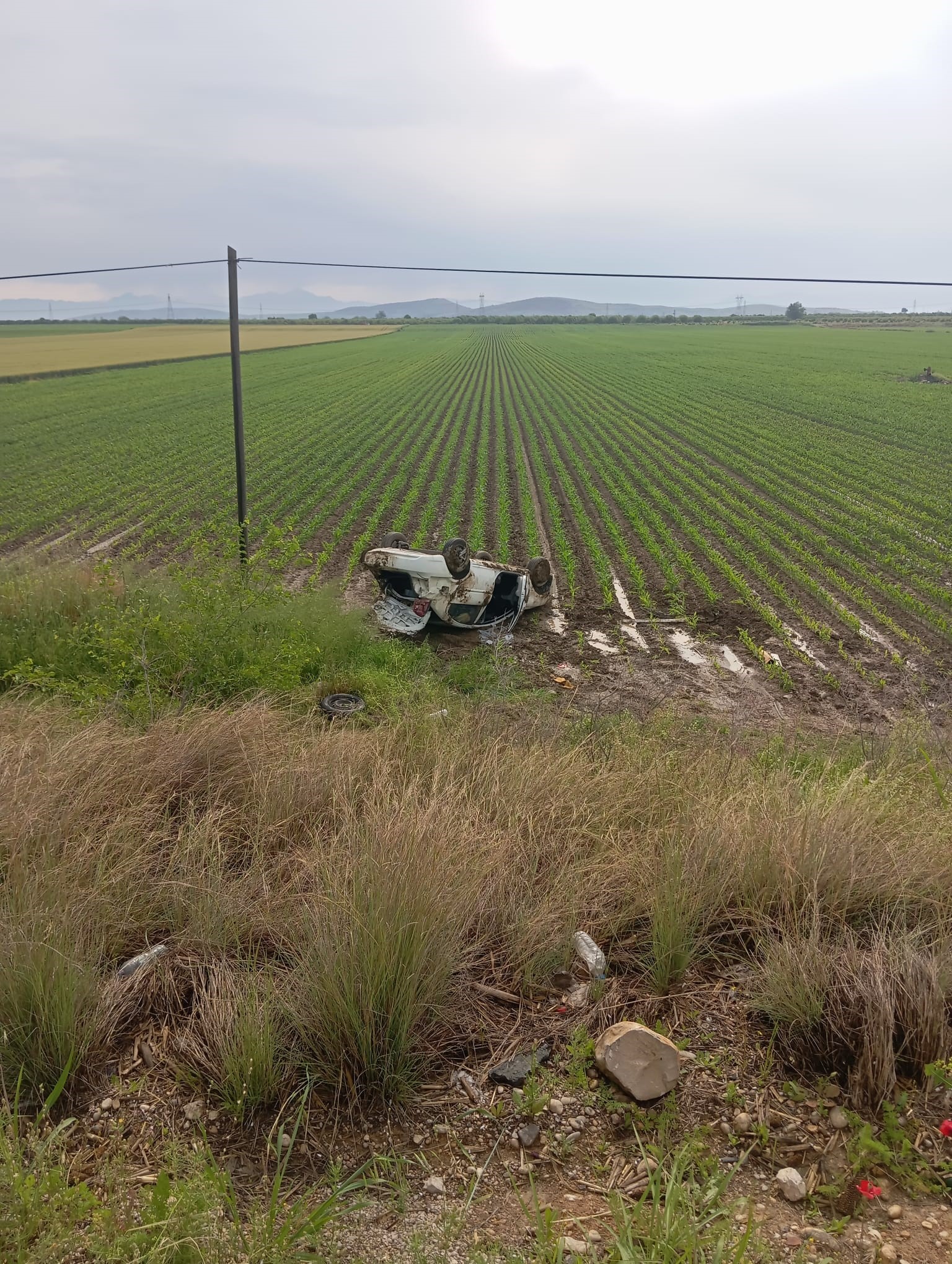 Kozan'da araç takla attı 4 kişi yaralandı!