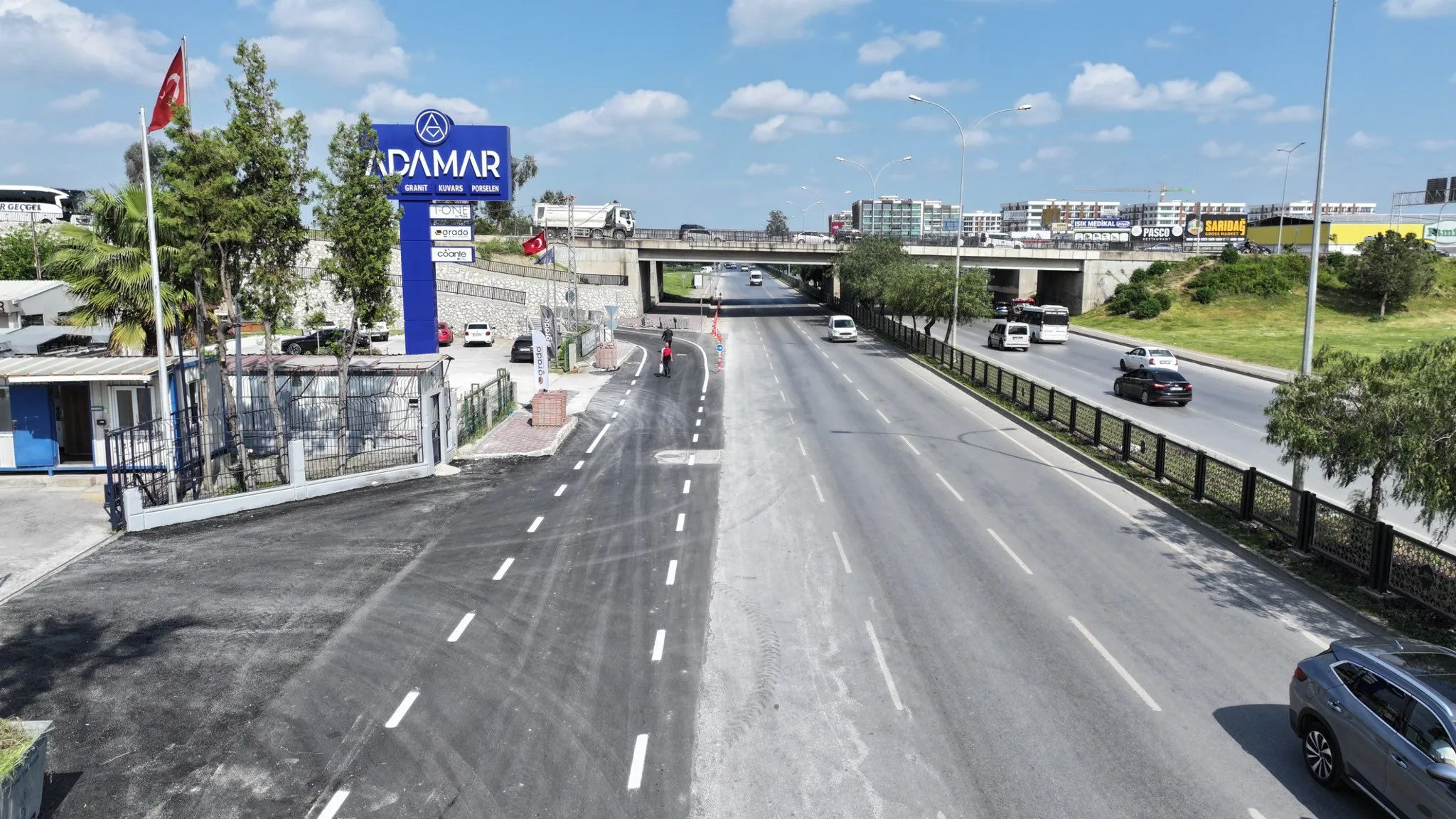 Adana’da yeni bağlantı yolu trafiğe açıldı
