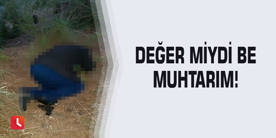 Büyükbaş hayvanları hastalanan muhtar intihar etti