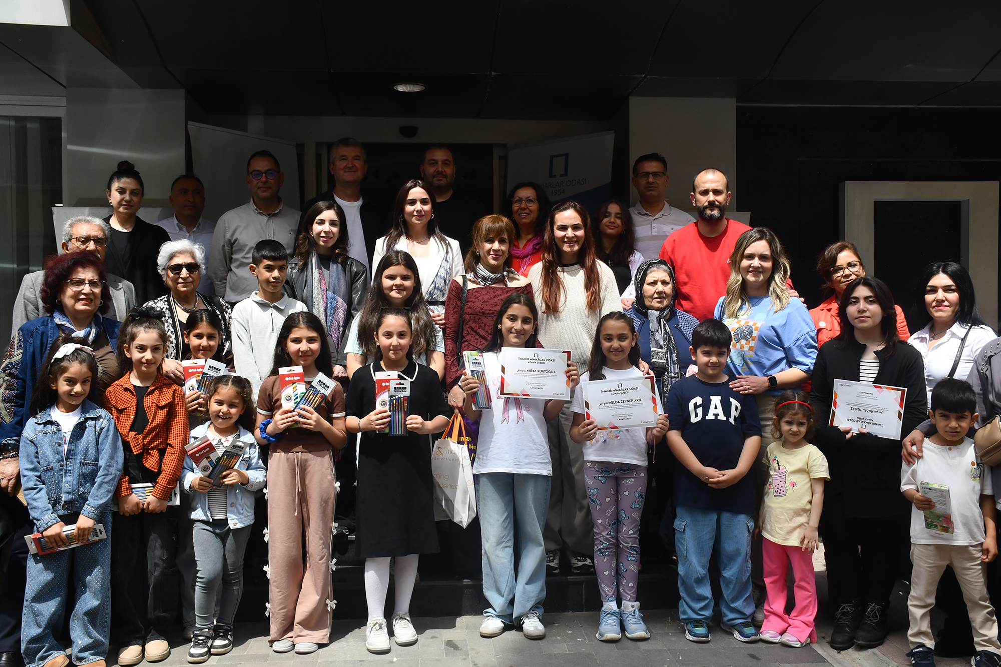Mimarlar Odası'nda yarışma ve ödül töreni heyecanı
