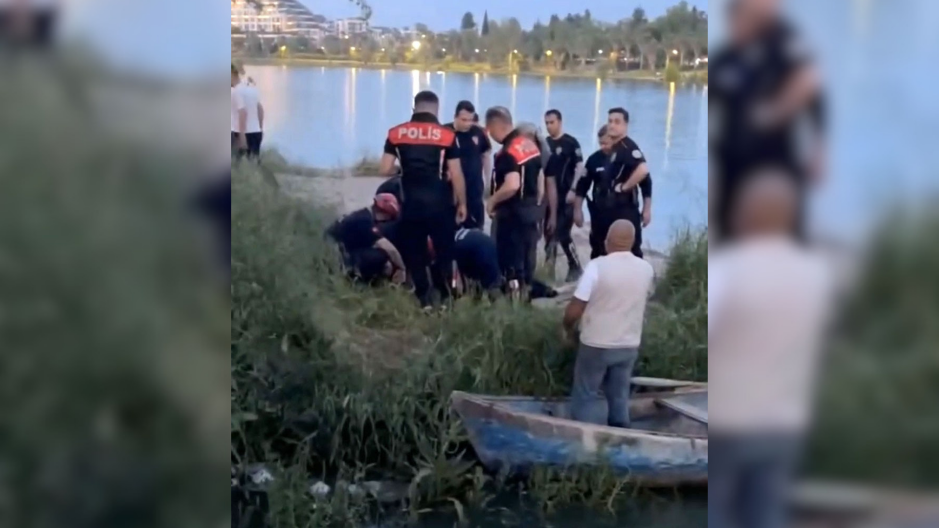 Seyhan Nehri’ne düşen kadın kurtarıldı