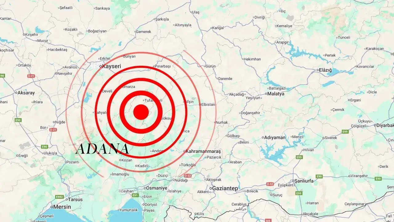 Adana'da 4,9 büyüklüğünde deprem!
