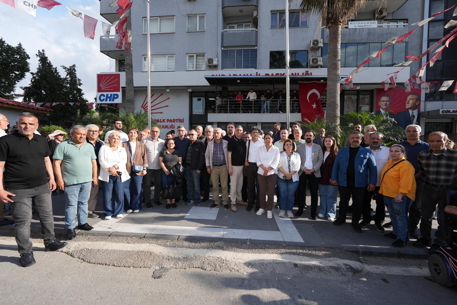 CHP Adana İl Örgütleri’nden ortak açıklama: “Özgür Özel’in yanındayız”