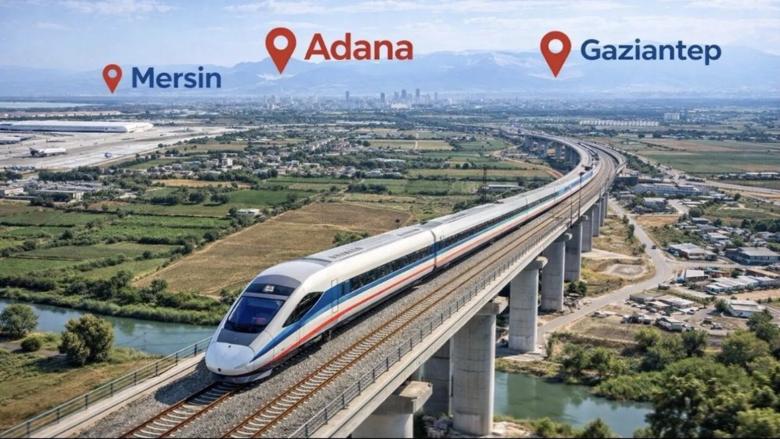 Bakan Uraloğlu: “Mersin-Adana-Gaziantep YHT hattıyla seyahat süresi 2 saat 15 dakikaya düşecek”