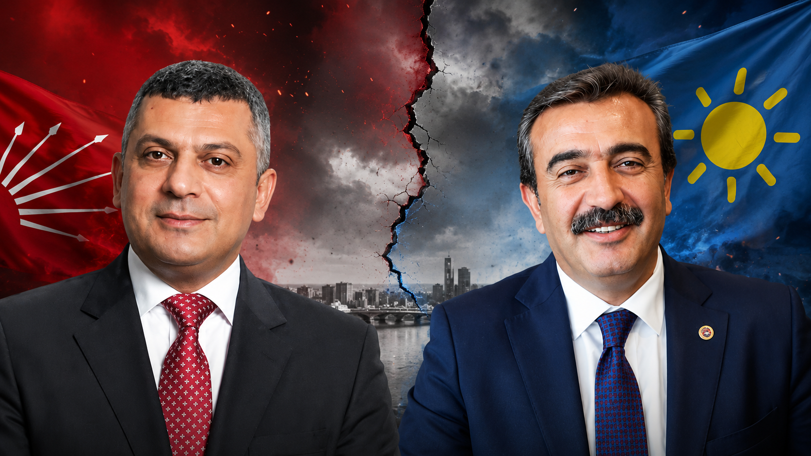 Adana’da eski DSP'li Milletvekili ile yeni İyi Partili Belediye Başkanı arasında "Kim daha CHP’li” tartışması