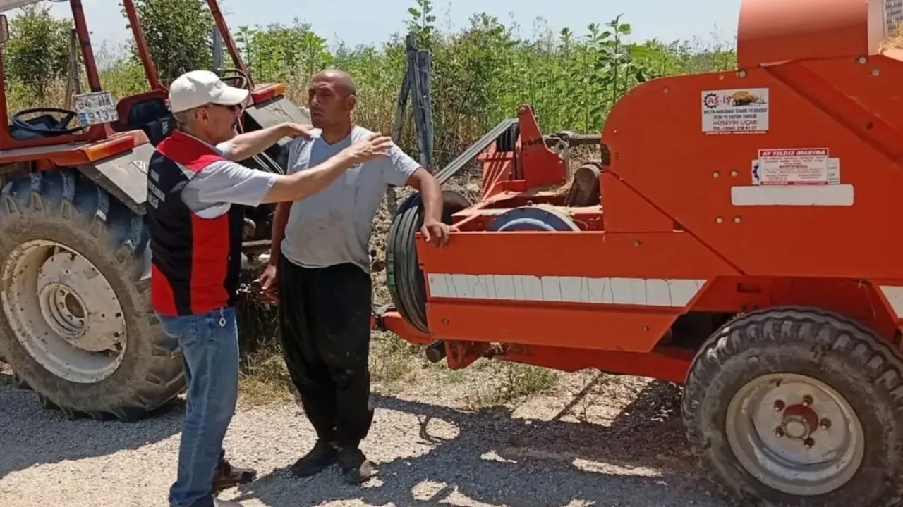Kozan’da hasat denetimleri sıklaştırıldı