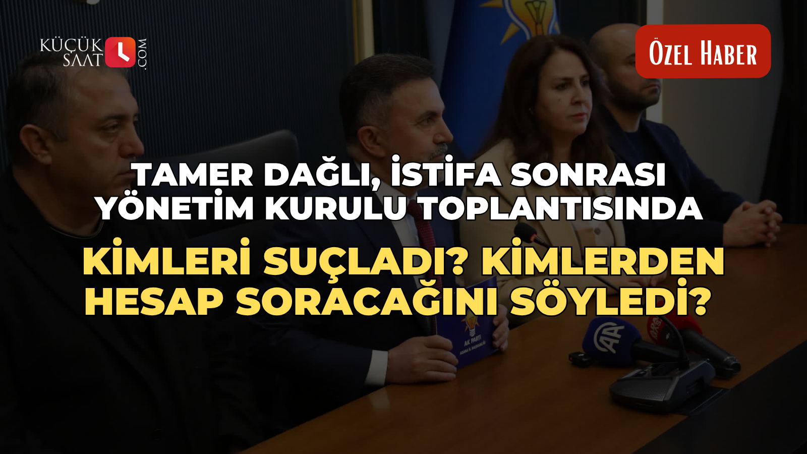 Tamer Dağlı, istifa sonrası yönetim kurulu toplantısında kimleri suçladı? Kimlerden hesap soracağını söyledi? 