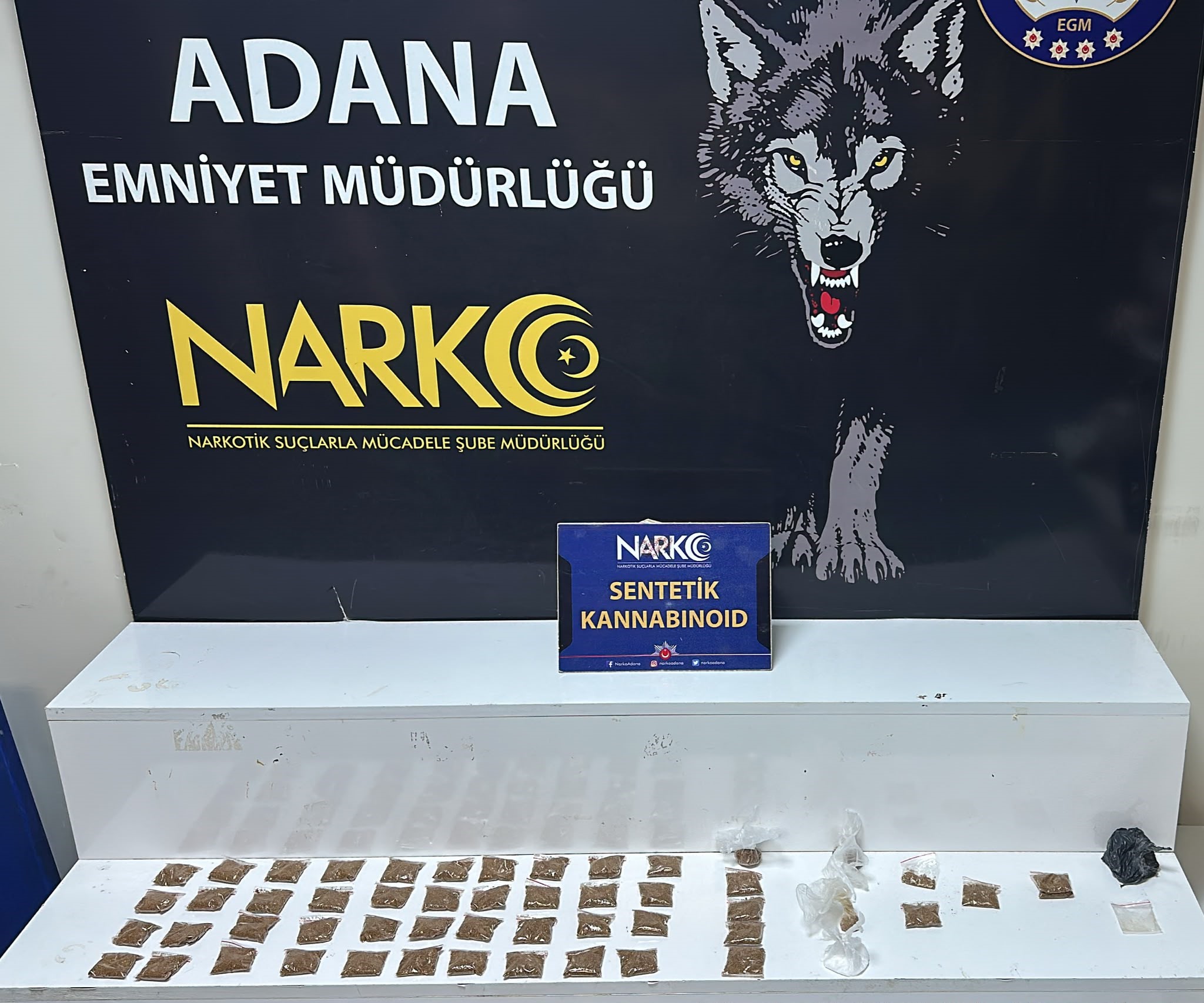 Adana’da uyuşturucu operasyonu: 4 tutuklama