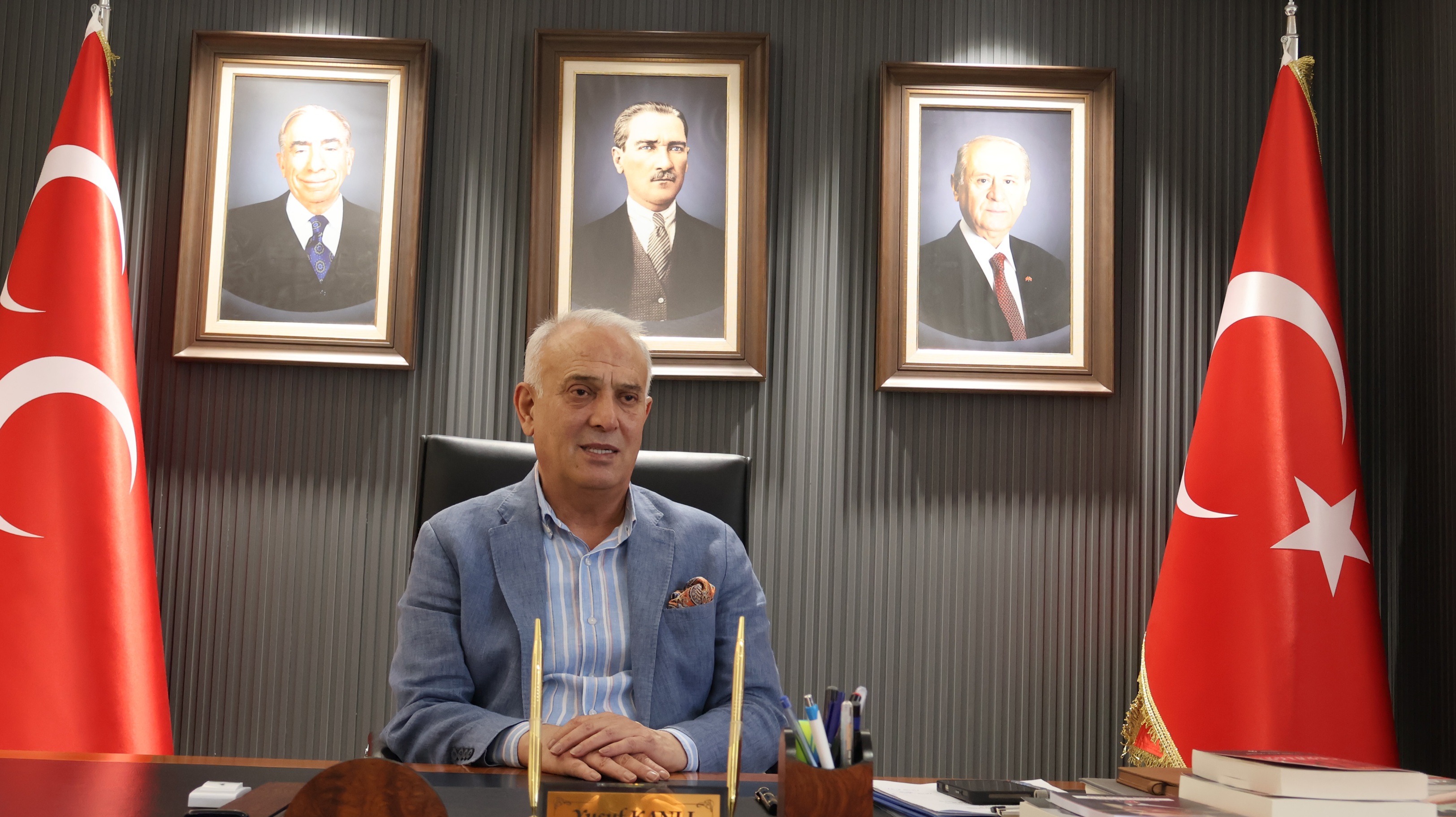 MHP Adana İl Başkanı Yusuf Kanlı’dan Büyükşehir’e hizmet ele