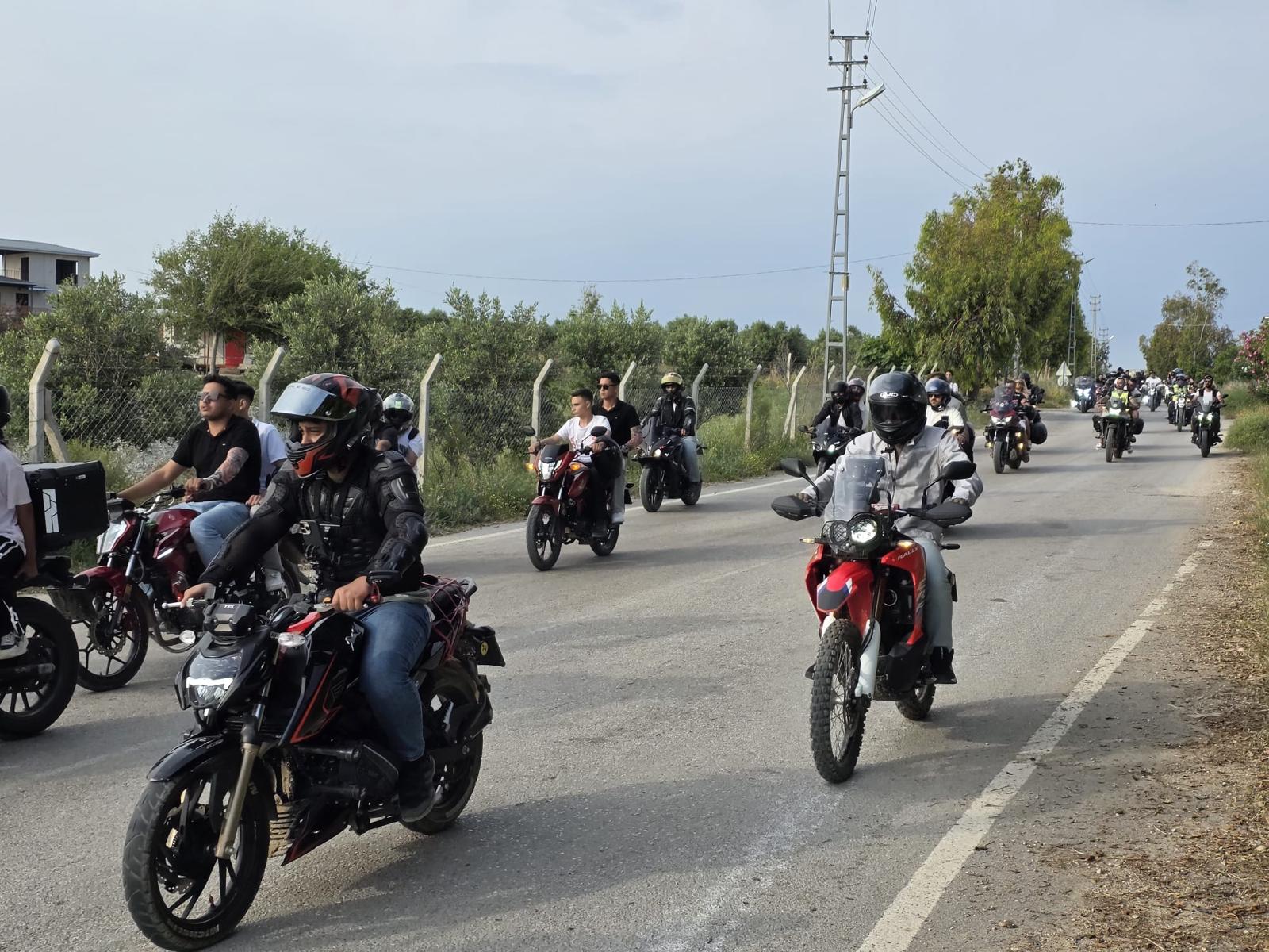 Yumurtalık motosiklet tutkunlarını ağırladı